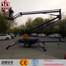 8m factory direct order tocherry picker telescopic articulated hydraulic trailer boom lift tables